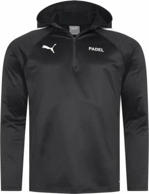 PUMA Padel Fleece Hoodie Herren 1/4 Zip Kapuzen Sweatshirt 931791-03