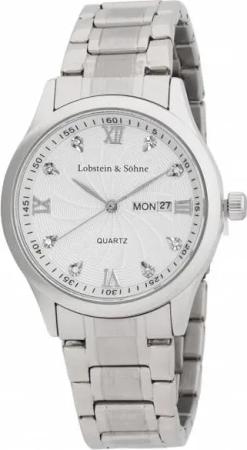 Lobstein & Söhne® "Leopold" Uhr silber/weiß