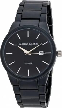 Lobstein & Söhne® "Oskar" Uhr schwarz