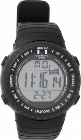 LEANDRO LIDO "Vescia" Unisex Sport Uhr schwarz/weiß