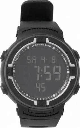 LEANDRO LIDO "Vernazza" Unisex Sport Uhr schwarz/weiß