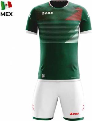 Zeus Mundial Teamwear Set Trikot mit Shorts grün weiß