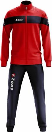 Zeus Tuta Apollo Herren Trainingsanzug Rot Navy
