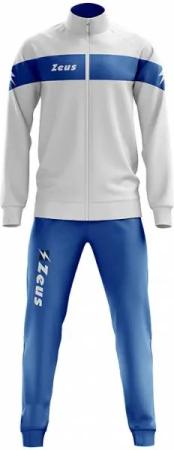 Zeus Tuta Apollo Herren Trainingsanzug Weiß Blau