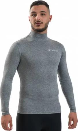 Givova Baselayer Corpus 3 Funktionsshirt mit Kragen grau