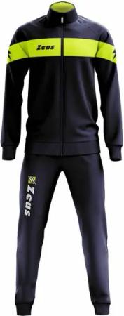Zeus Tuta Apollo Herren Trainingsanzug Navy Neon Gelb