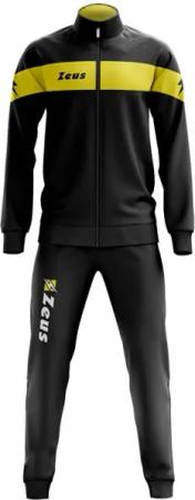 Zeus Tuta Apollo Herren Trainingsanzug Schwarz Gelb
