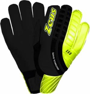Zeus Eko Torwarthandschuhe Schwarz Neon Gelb
