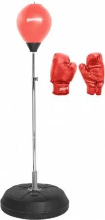 SPORTINATOR Punchingball Boxstand Standbox-Trainer inkl. Boxbirne & Boxhandschuhen rot