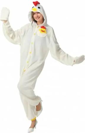 Huhn Jumpsuit Unisex Kostüm MIESEPETER®