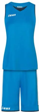 Zeus Kit Flora Damen Basketball Trikot mit Shorts royal
