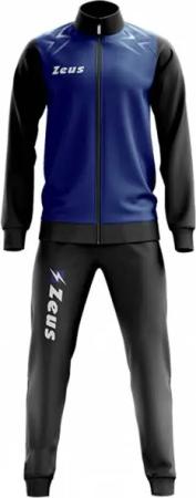 Zeus Tuta Easy Trainingsanzug Schwarz Blau