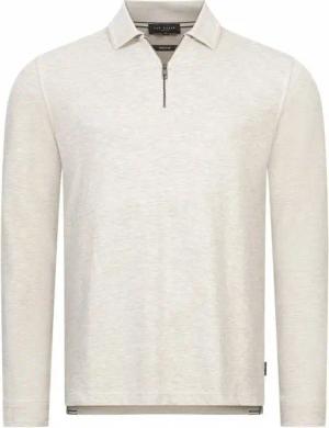 TED BAKER Karpol Soft Touch Herren Sweatshirt mit Kragen 269623-NATURAL