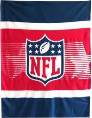 NFL American Football Fleecedecke 150 x 200 cm rot/blau 1133-9005726