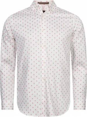 TED BAKER Ardea Dot Herren Langarm Hemd 272171-WHITE