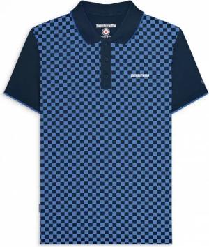 Lambretta Two Tone Herren Polo-Shirt SS1224-NAVY