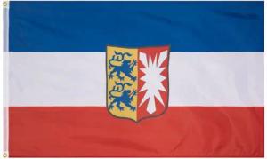 Schleswig-Holstein MUWO "Deutschland" Flagge 90x150cm