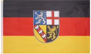 Saarland MUWO "Deutschland" Flagge 90x150cm