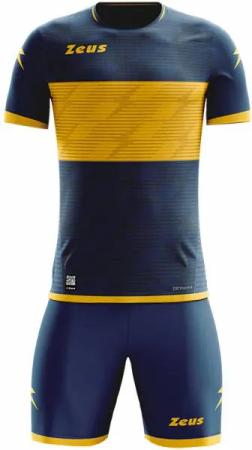 Zeus Icon Teamwear Set Trikot mit Shorts navy gelb