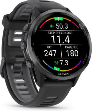 GARMIN FORERUNNER 970 Smartwatch Schwarz/Carbongrau Titan