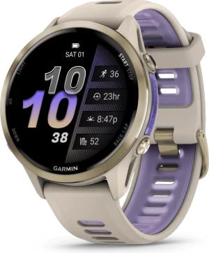 GARMIN FORERUNNER 970 Smartwatch French Gray/Softgold Titan