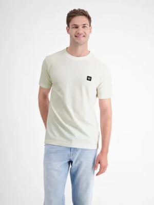 Herren T-Shirt in Waffel-Piqué - Broken White