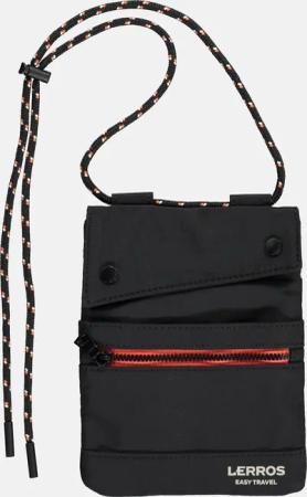 Nylon-Pouch, Brustbeutel zum umhängen - Black