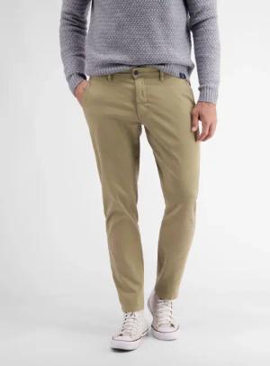 Chino mit Microstruktur, SLIM FIT - Brindle Beige