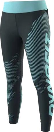 DYNAFIT ULTRA GRAPHIC LONG TIGHTS Damen Blau L