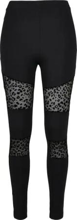 Damen-Leggings Urban Classics flock lace inset
