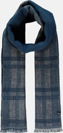 Webschal im Patchwork-Look - Classic Navy