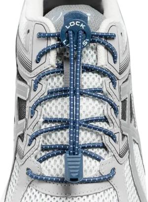 LOCK LACES navy