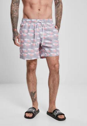 Badehose Urban Classics pattern (grandes tailles)
