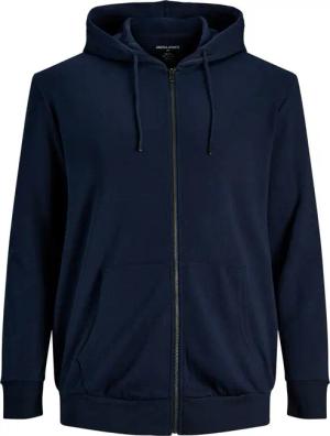 Sweatshirt mit Reißverschluss und Kapuze in großen Größen Jack & Jones Basic Bleu