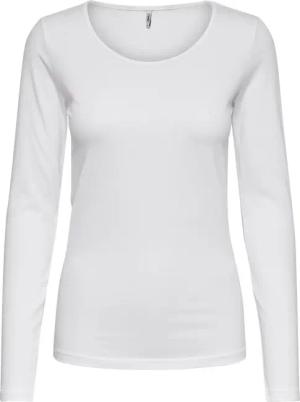 Damen-T-Shirt Only Live love life langärmelig Rundhalsausschnitt
