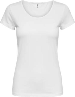 Damen-T-Shirt Only Kurzärmelig Live love life Rundhalsausschnitt