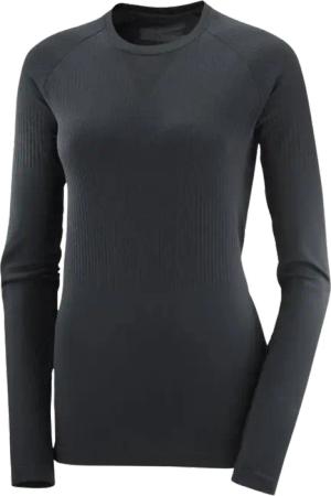 SALOMON SENSE LS TEE DAMEN Damen Schwarz XL