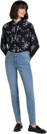 Damenjeans Lee Scarlett in Grey Liv