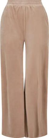 Damenhosen Urban Classics high waist straight velvet