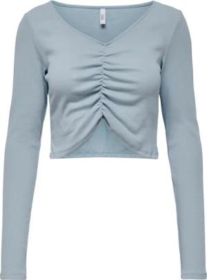 Langärmeliges Damen-Crop-Top mit V-Ausschnitt Only onlkenya life