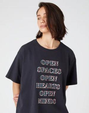Oversized-T-Shirt für Damen Wrangler Worn