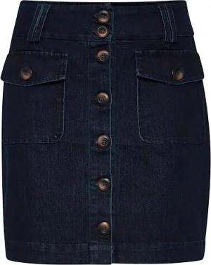 Kurzer Jeansrock mit Knöpfen vorne Damen Atelier Rêve Irloisa