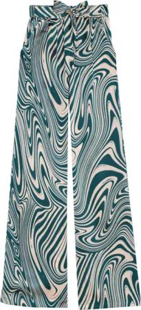 Weite Hose mit Graphikdruck Damen La Petite Étoile Iwa