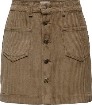 Samtrock mit hoher Taille Frau Only Amazing