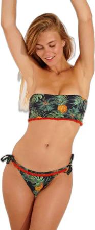 Bikinihose Damen Banana Moon Jaka Greenery
