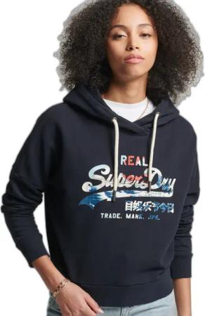 Kapuzenpullover, Damen Superdry Vintage Logo Narrative
