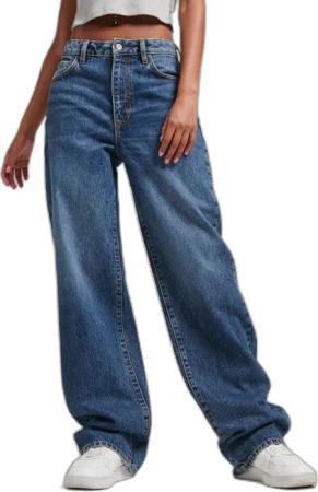 Jeans breite Bio-Baumwolle Damen Superdry