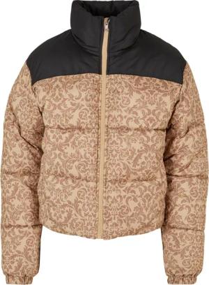 Retro-Daunenjacke Damen Urban Classics AOP Retro