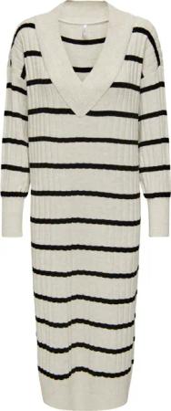Mittellanges Kleid mit V-Ausschnitt Frau Only New Tessa