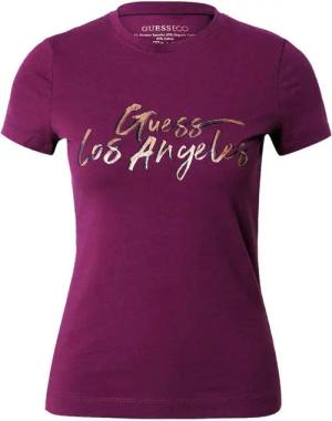 T-Shirt mit Rundhalsausschnitt, Damen Guess Gold